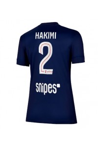Paris Saint-Germain Achraf Hakimi #2 Jalkapallovaatteet Naisten Kotipaita 2025-26 Lyhythihainen